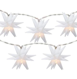 star 3d shaped fairy lights 