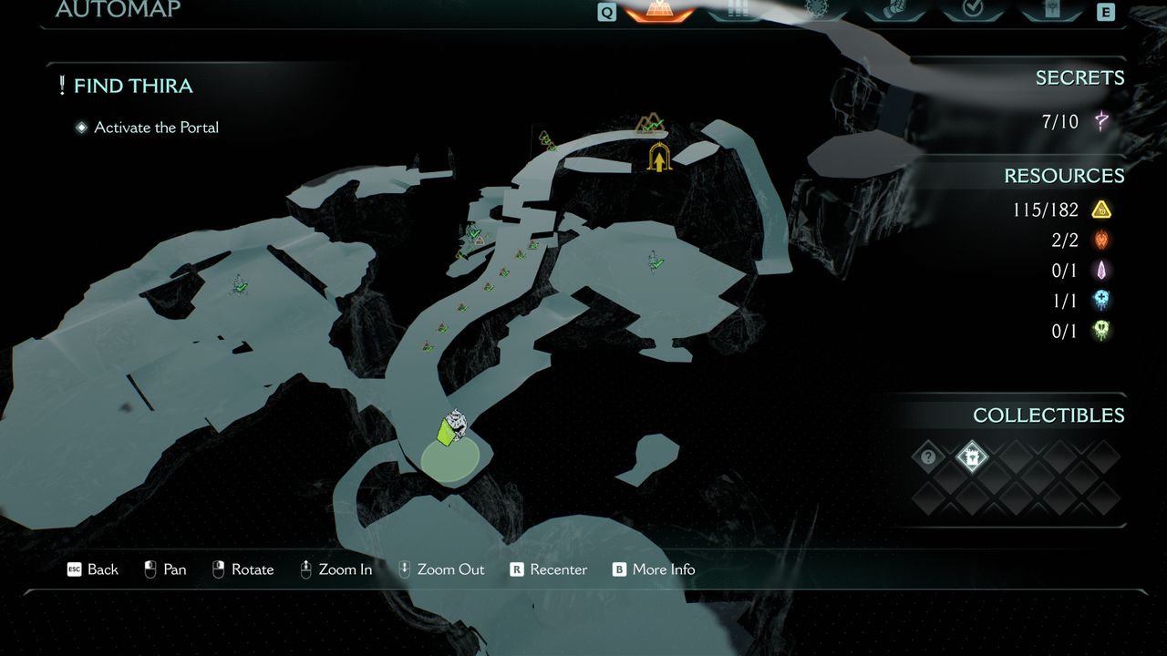 Doom: The Dark Ages Chapter 15 secrets collectibles City of Ry'uul - A map showing you where to find a life sigil in a large water tunnel near a lift.