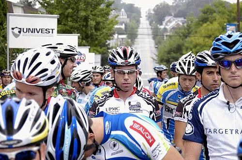 Joe before the start of the 2005 Univest GP.