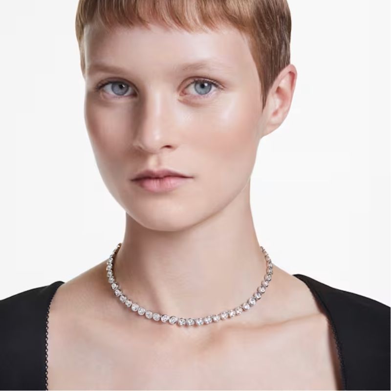 square diamond necklace