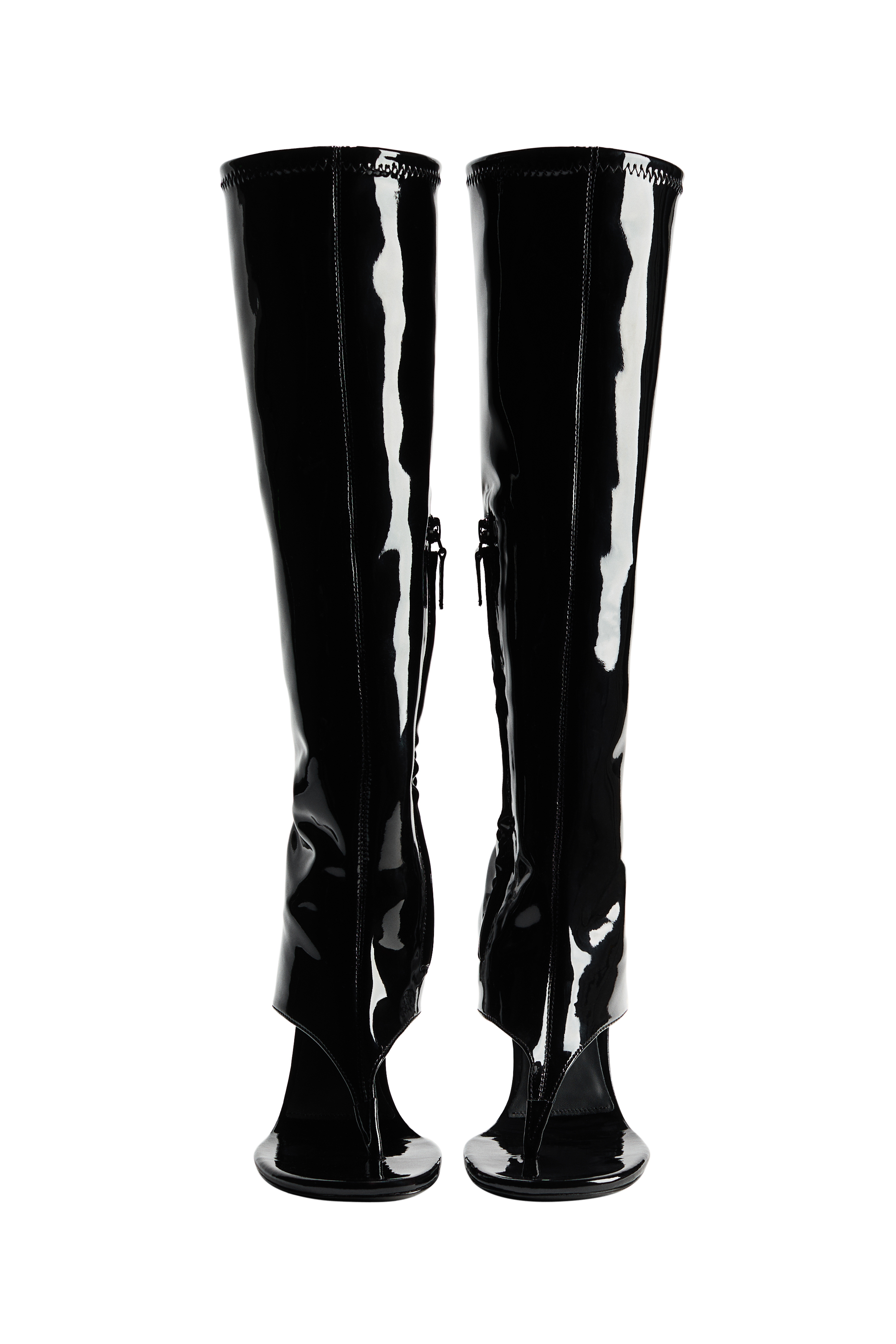 Cut-Out Sock Boots
