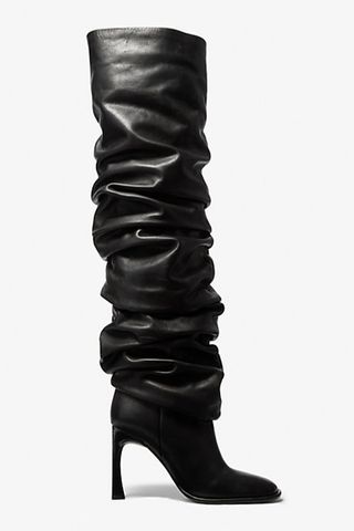 Michael Kors Kelsea Leather Slouchy Boot