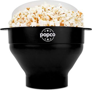 POPCO silicone microwave popcorn popper with handles