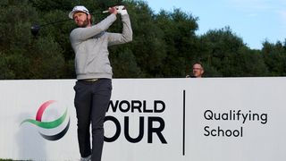 Kalle Samooja takes a shot at DP World Tour Q0-school