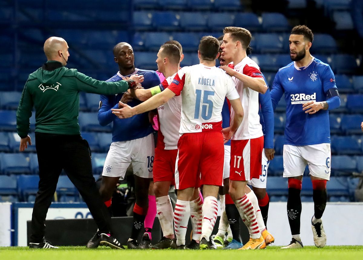 Rangers v Slavia Prague – UEFA Europa League – Round of Sixteen – Second Leg – Ibrox Stadium