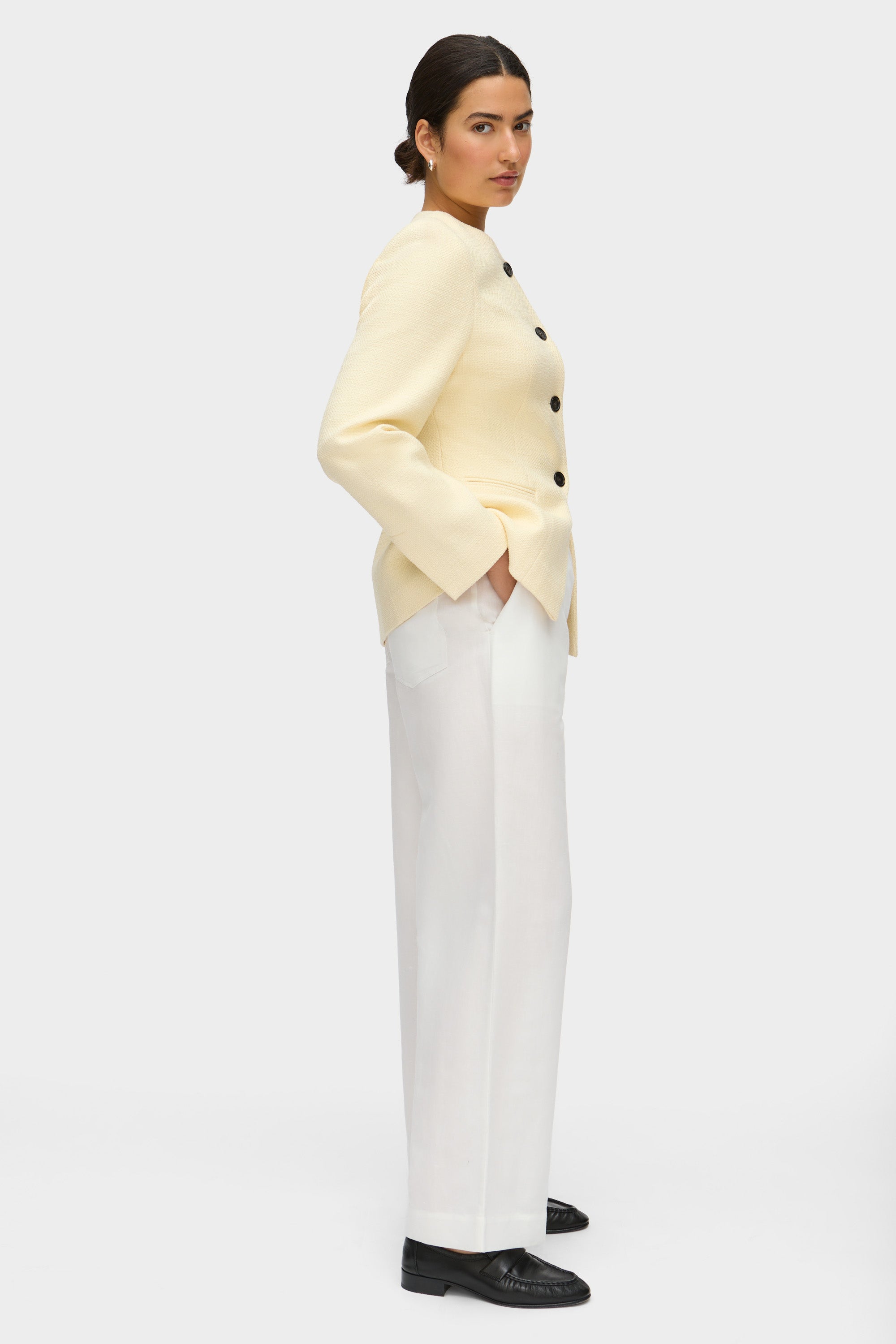 Alara Linen Wide Leg Trouser