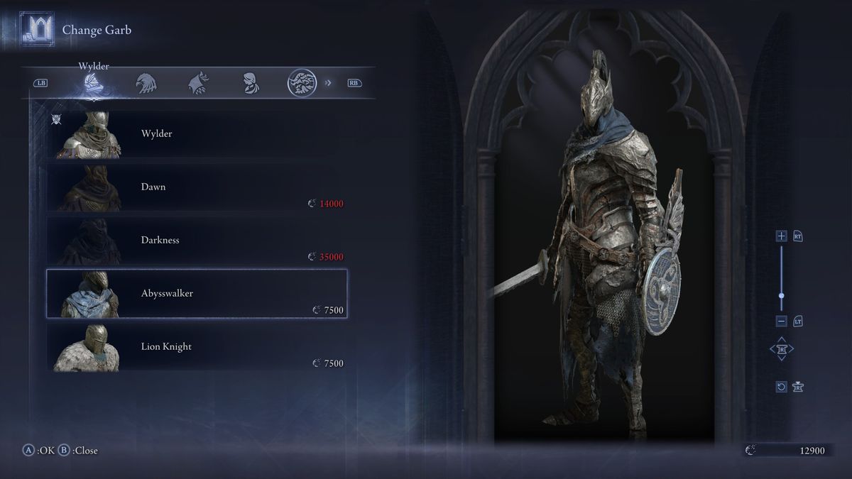 Elden Ring Nightreign Dark Souls outfits - Artorias