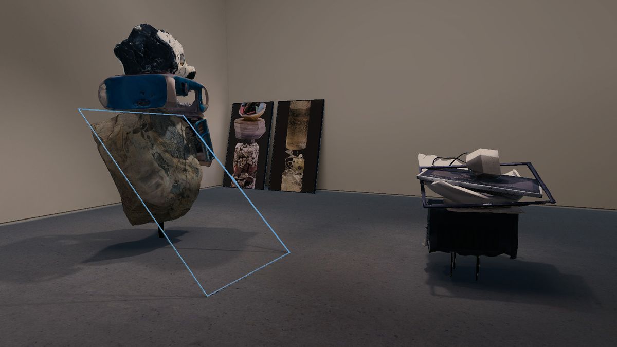 Digital art in the metaverse in Decentraland