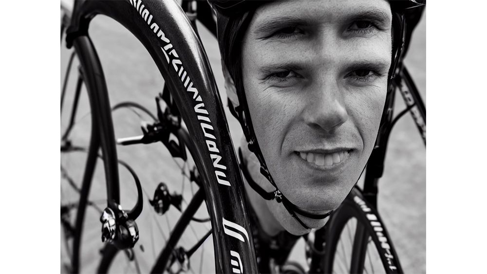 An AI-generated image of cycling