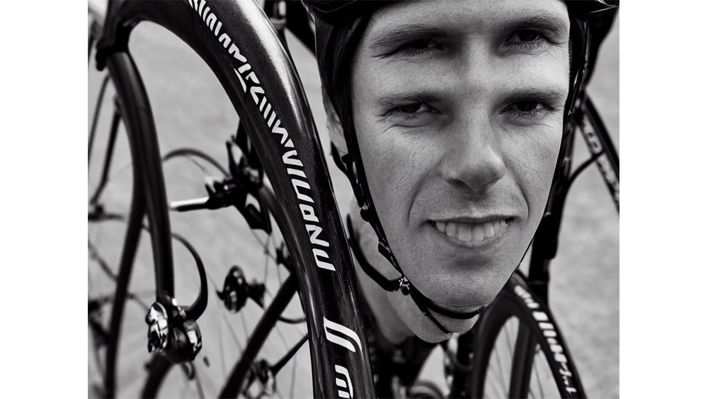 An AI-generated image of cycling