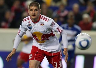 Carl Robinson in action for the New York Red Bulls in 2010