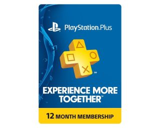 PlayStation Plus 12 month membership card