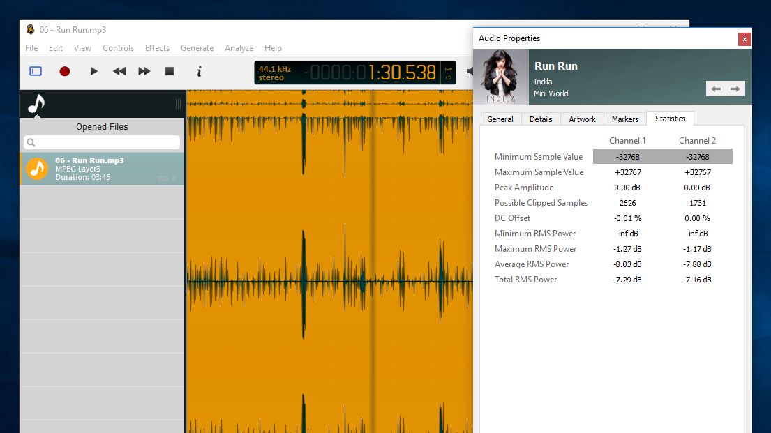 ocenaudio combine multiple tracks