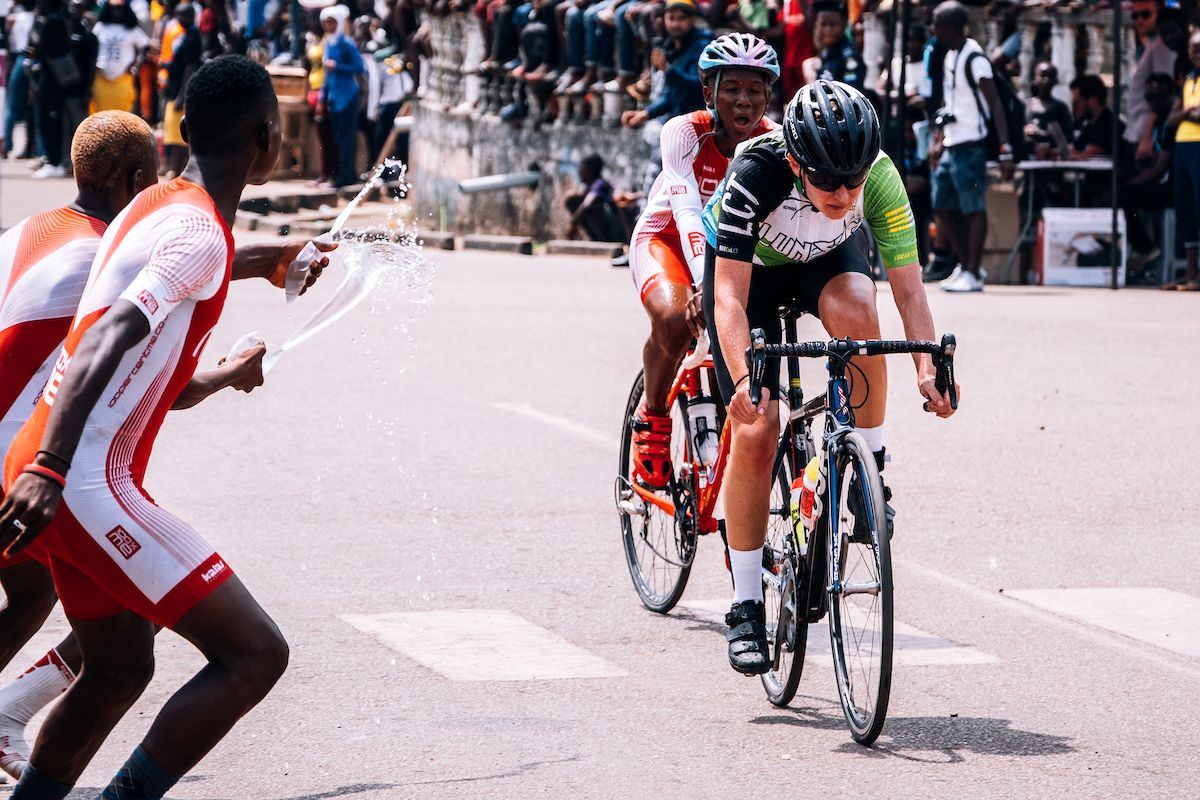 Picture by Oskar ScarsbrookSWpixcom 2630042023 Cycling SIS Science in Sport Tour de Lunsar 2023 Sierra Leone Africa
