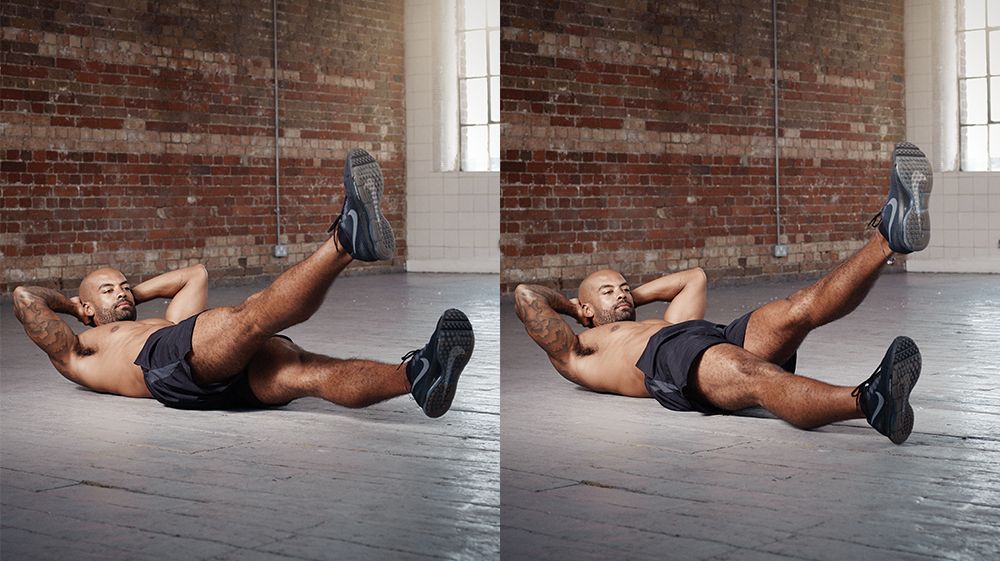 Alternating leg raise