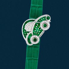 Car watch in precious gemstones by Jacqueline Dimier for Audemars Piguet 