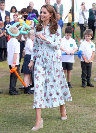 Catherine, Duchess of Cambridge attends the "Back to Nature" festival at RHS Garden Wisley on September 10, 2019 in Woking, England