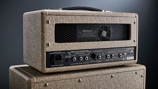 The rear panel shows off the advanced connectivity of the amp