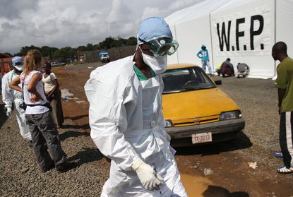 Liberian president begs Obama for help combating Ebola outbreak