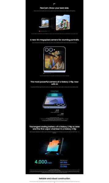 Fuite d'images marketing du Galaxy Z Flip 6