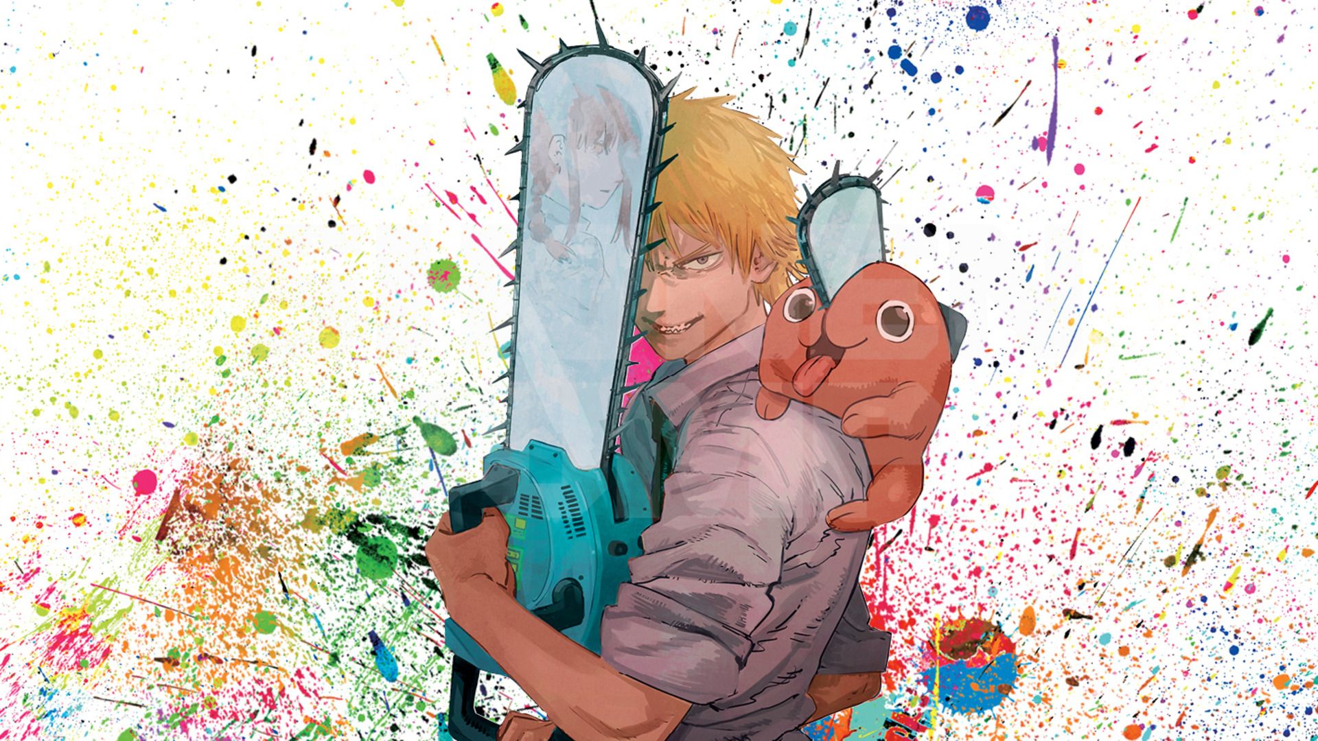New anime movie Chainsaw Man unveils its popcorn bucket design, and it's surprisingly adorable