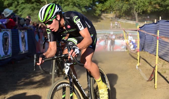 Curtis White (Cannondale) looked strong today, particularly in the first couple laps