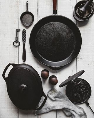 Cast iron skillets from Skeppshults