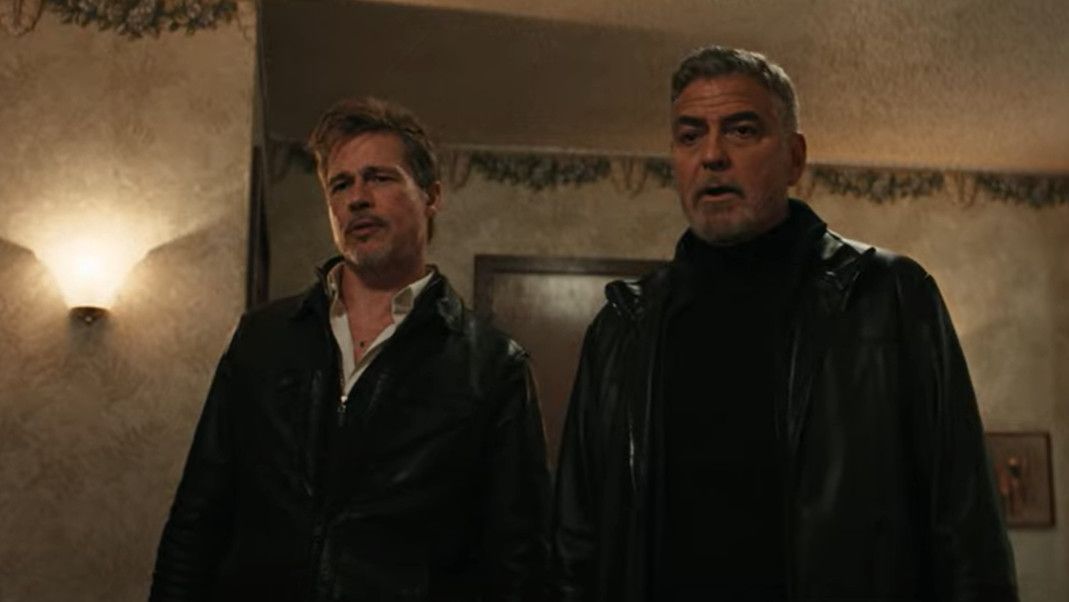 Brad Pitt and George Clooney in Wolfs