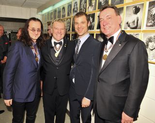 Rush (and Matt Stone) just after receiving their gongs at the Governor General's Performing Arts Awards 20th Anniversary Gala