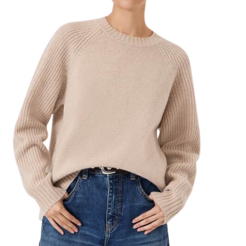 hush, Mira Merino Wool Detachable Roll Neck Jumper