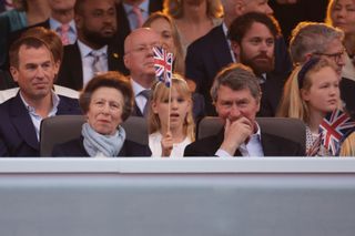 Princess Anne and husband, Timothy Laurence, stayed home at Gatcombe Park this year