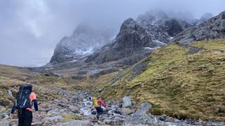 Approaching the north face of Ben Nevis