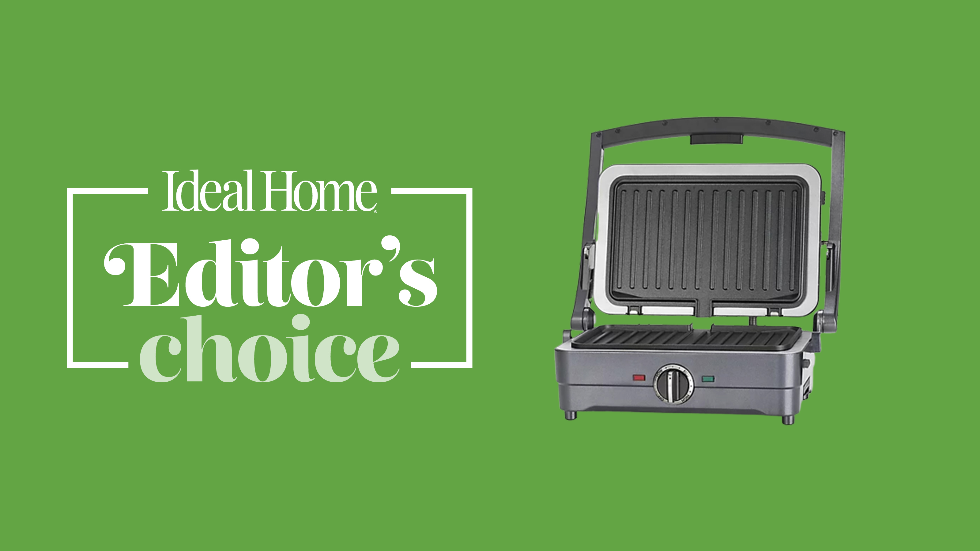 Cuisinart grill on green background