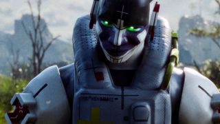 Marathon roadmap: A close-up shot of Triage facing head-on, smirking.