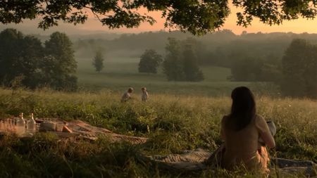 Jennifer Lawrence watches Josh Hutcherson and their "Hunger Games Kids" in the final scene of Mockingjay Part 2.