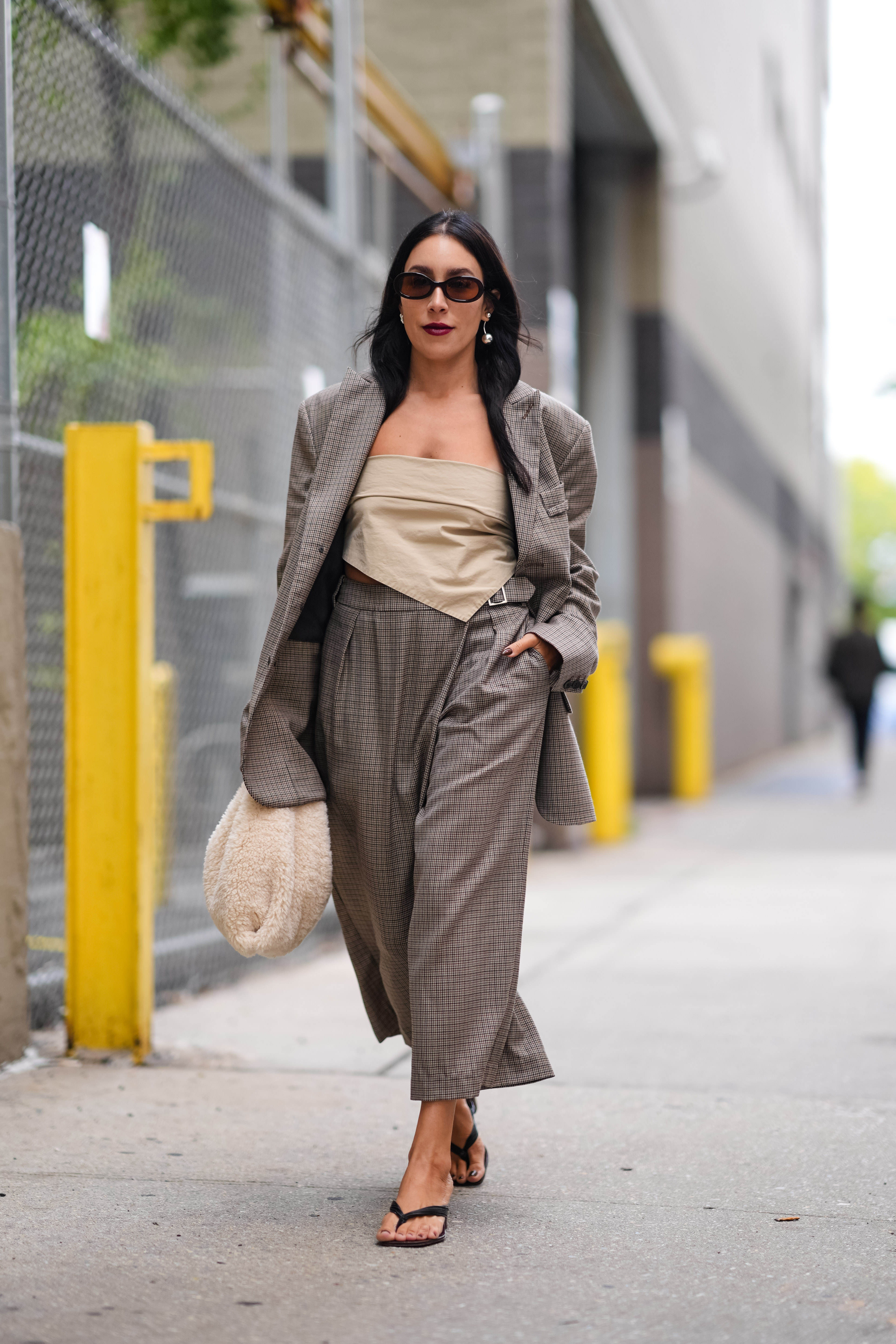 Scarf Top New York Fashion Week Street Style
