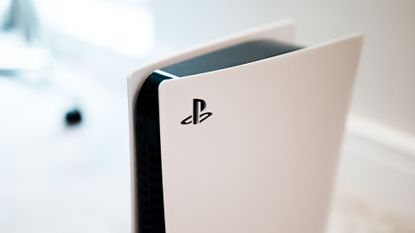 PlayStation 5 top corner (logo)