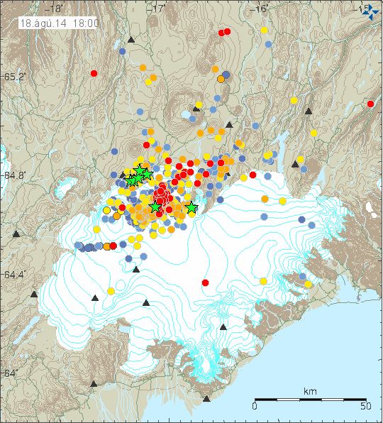 Bardarbunga earthquakes