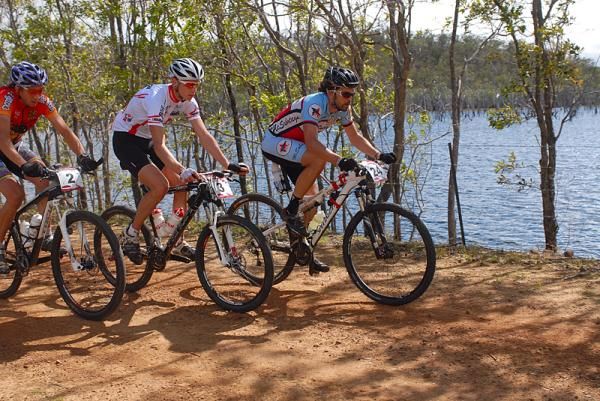 Rene Haselbacher leads Mike Mulkens