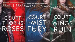The old covers of ACOTAR.