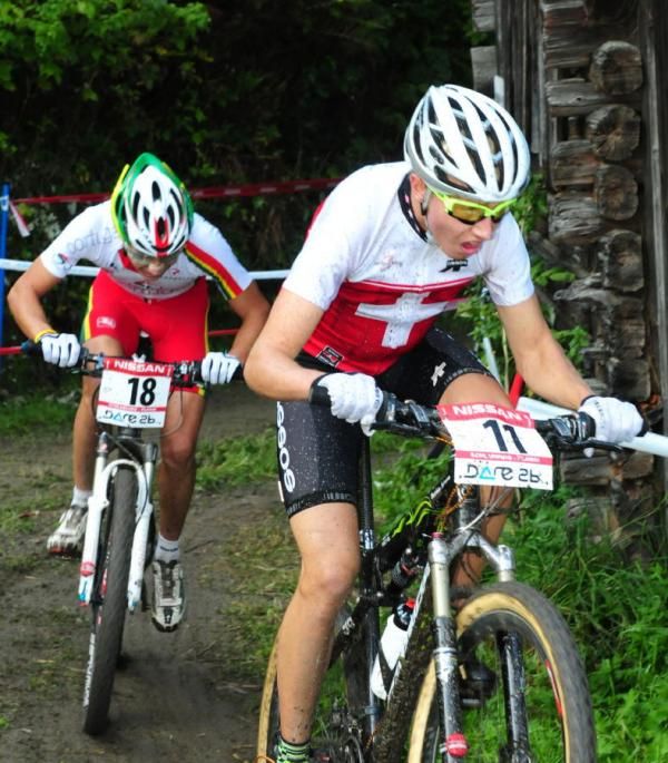 Matthias Sternemann (Switzerland) riding to 4th place