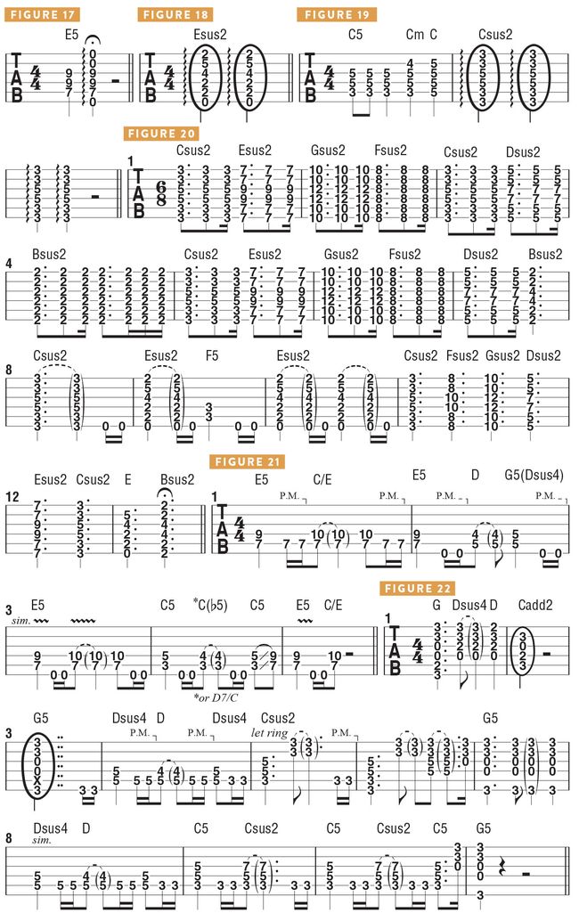 Advanced power chord lesson by John Petrucci.