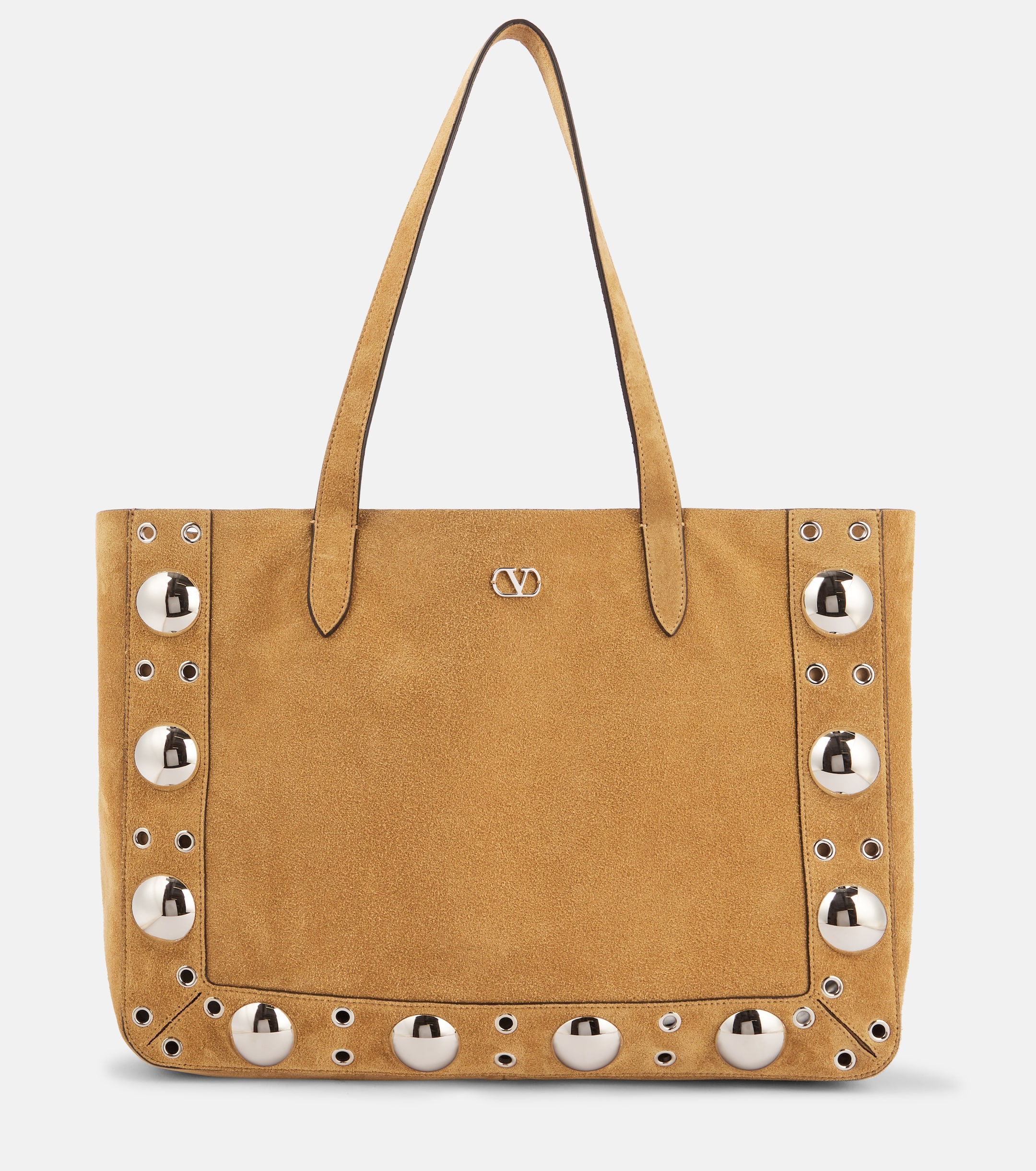 valentino nellcote suede tote bag