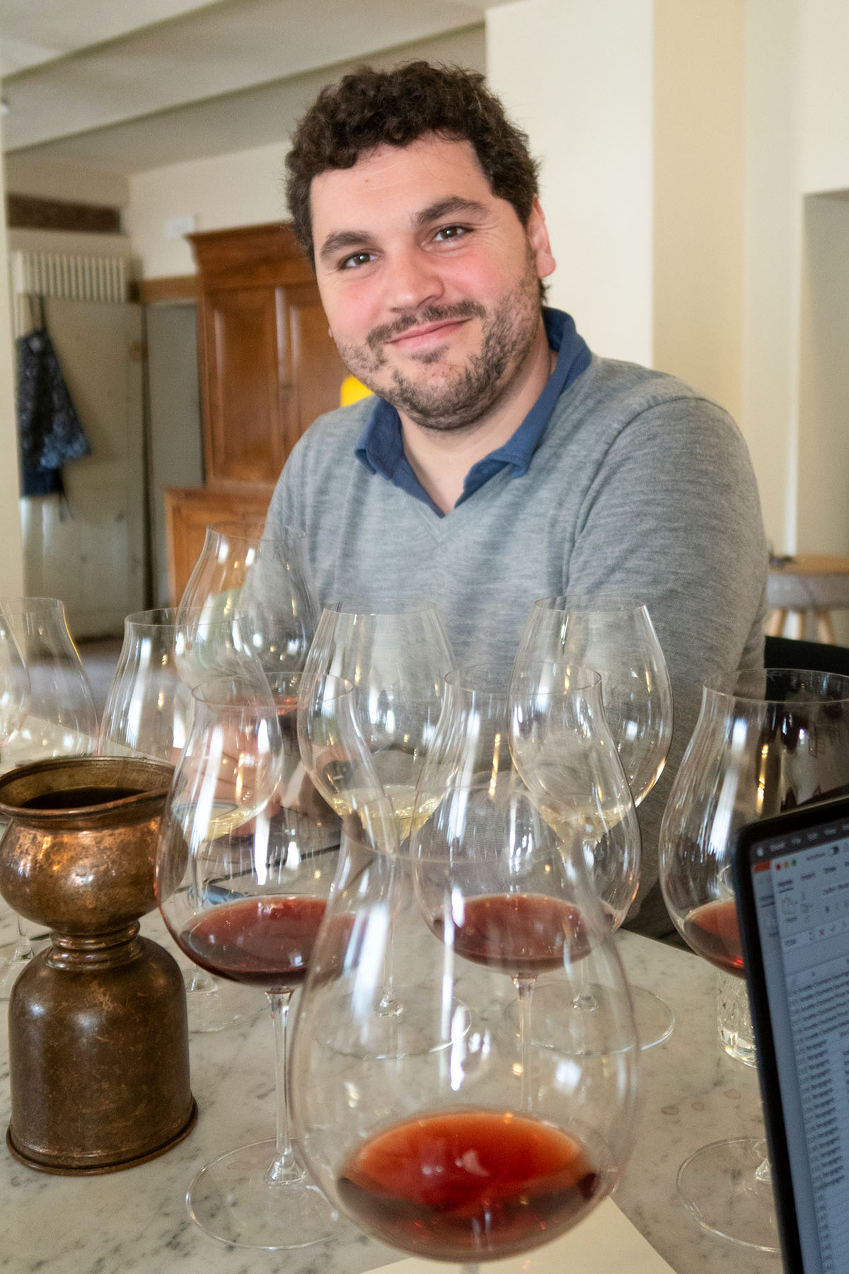 Andrea Farinetti at Borgogno