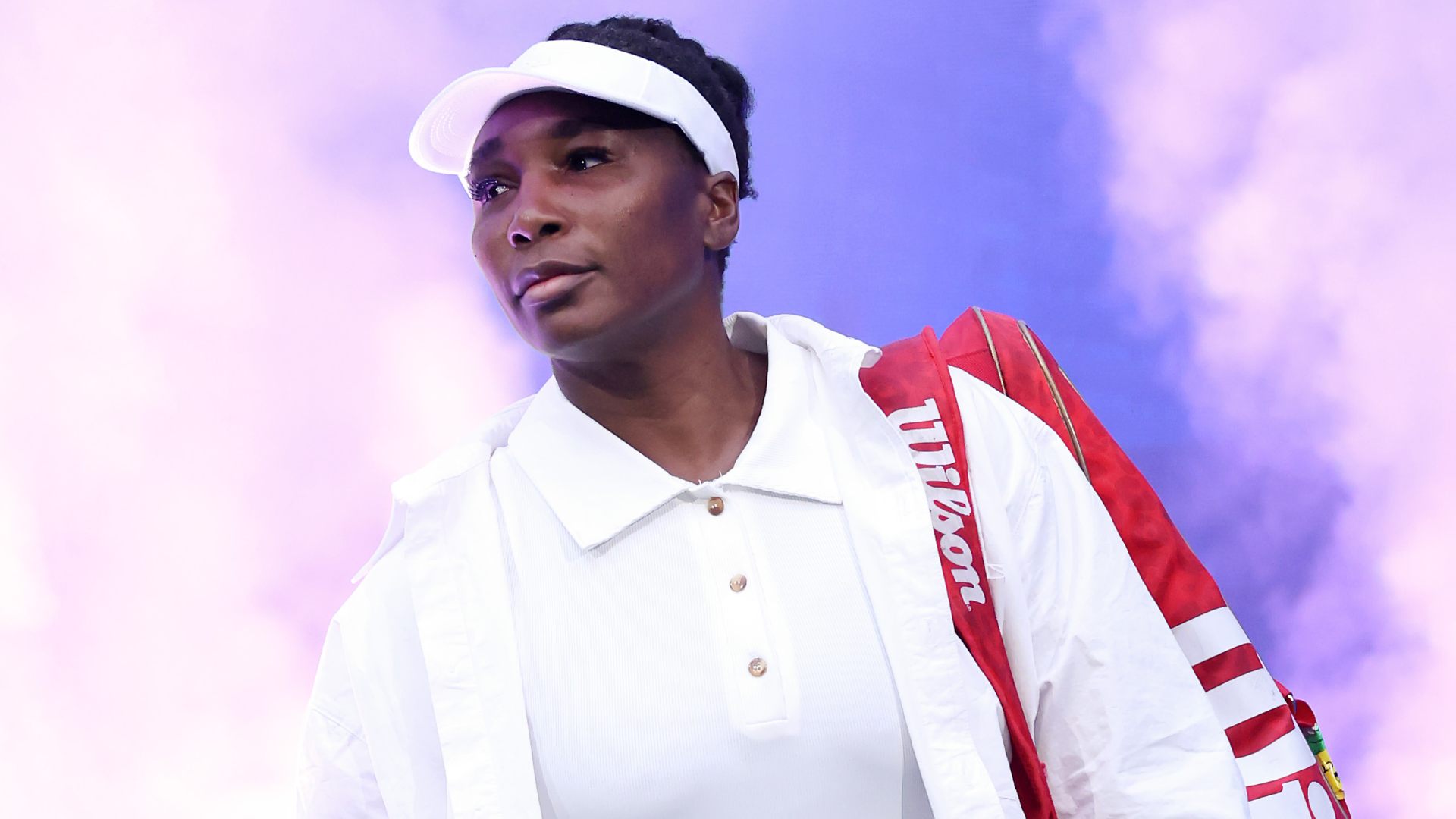 Venus Williams competed at the 2025 US Open in custom ERL tennis whites