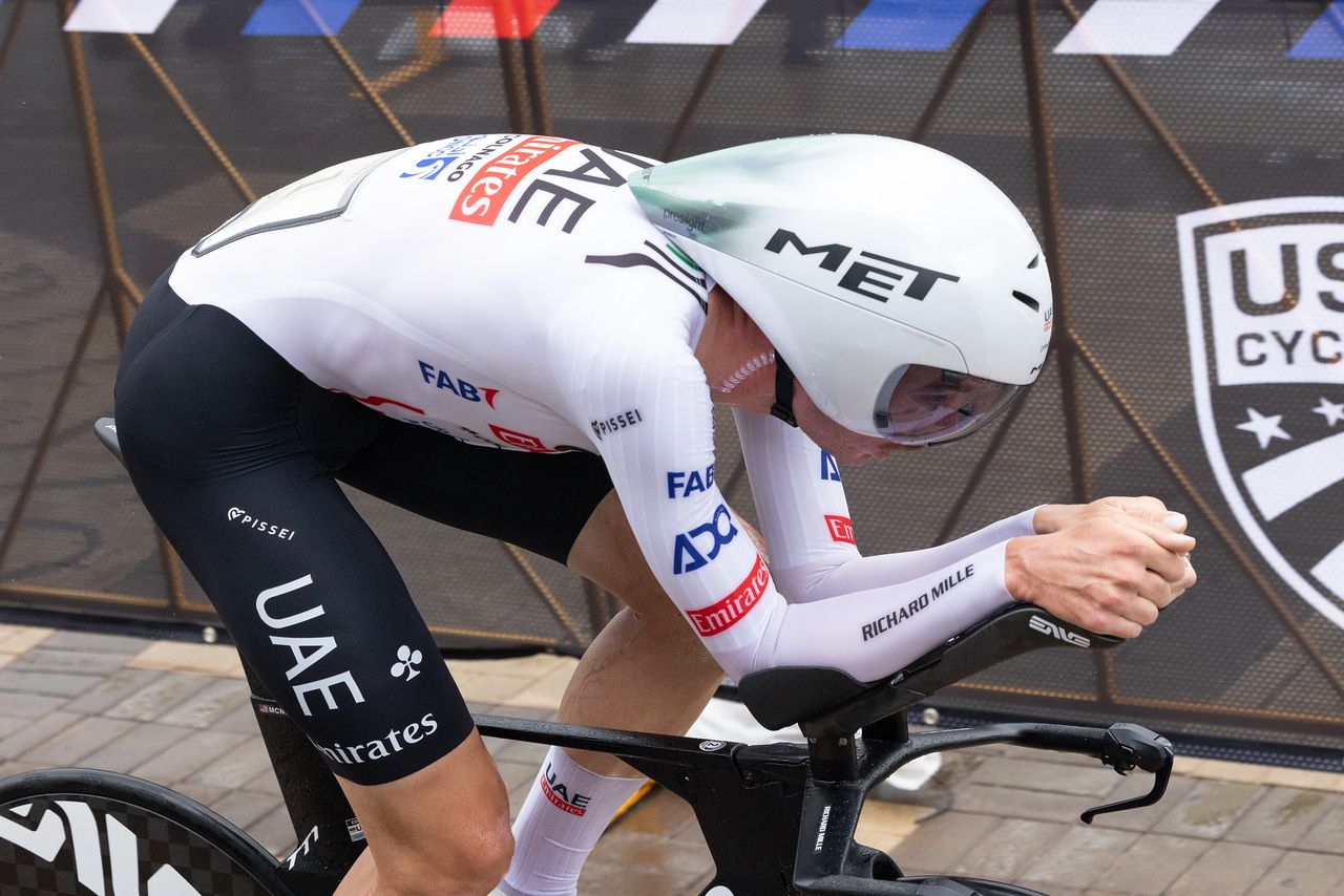 Brandon McNulty (UAE Team Emirates) dominates the ITT course in Charleston, West Virginia