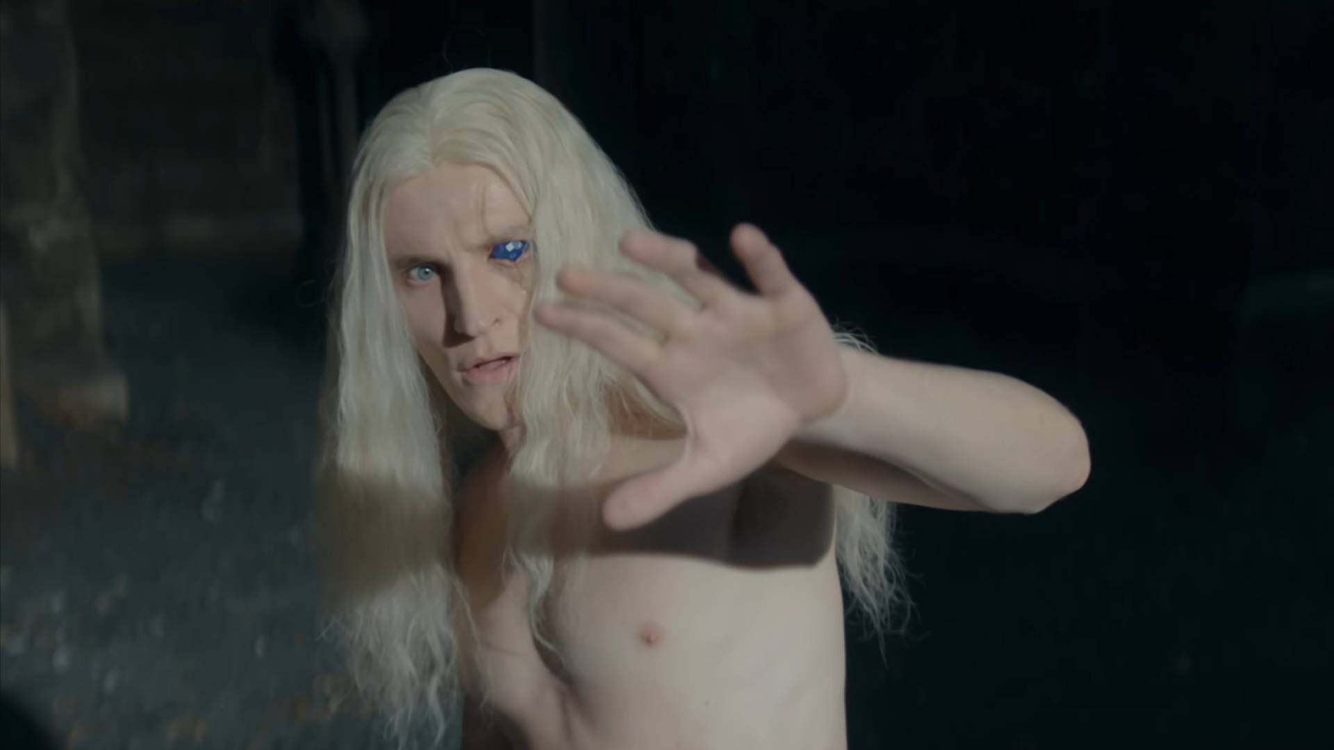 Ewan Mitchell as Prince Aemond Targaryen in the House of the Dragon season 3 episode 8 trailer