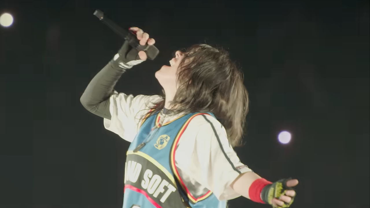 Billie Eilish is shown in the trailer for BILLIE EILISH &ndash; HIT ME HARD AND SOFT: THE TOUR (LIVE IN 3D) 