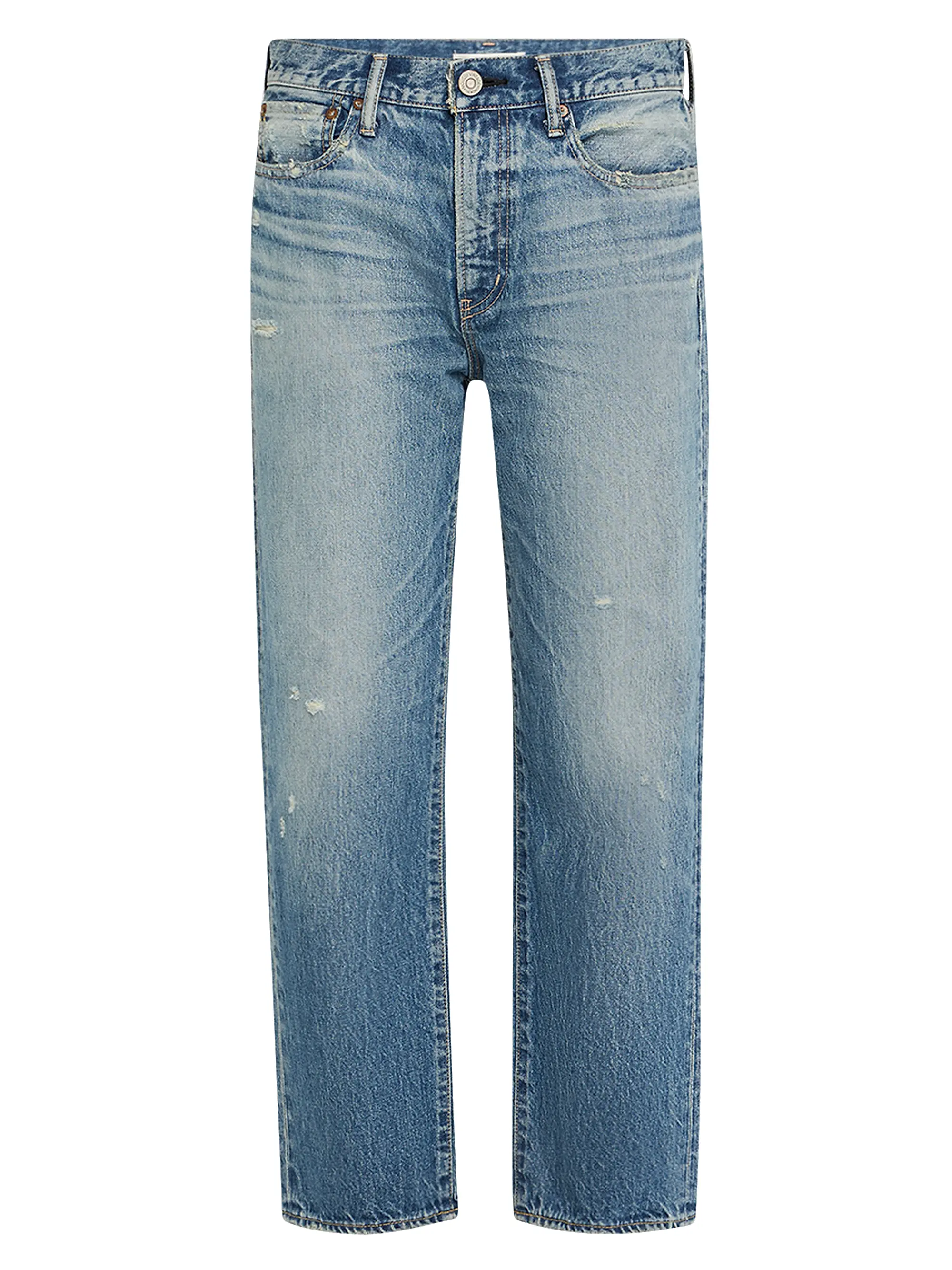 Quogue Mid-Rise Distressed Boyfriend Jeans