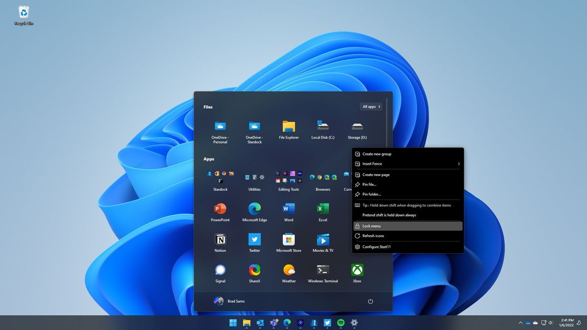 Start11 Start Menu